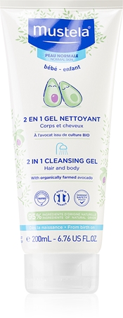 Mustela Bébé mycí gel na tělo a vlasy pro děti