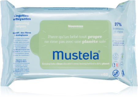 Mustela Bébé Cleansing Wipes chusteczki nawilżające dla dzieci