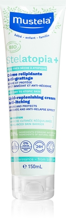 Mustela BIO Stelatopia+ crema calmanta pentru nou-nascuti si copii