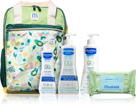 Mustela Bébé Backpack Set dovanų rinkinys vaikams nuo gimimo