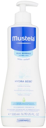 Mustela Bébé Hydra Bébé ενυδατικό γαλάκτωμα σώματος για παιδιά από τη γέννηση