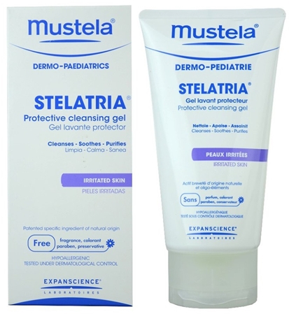 Mustela Dermo-Pédiatrie Stelatria protective cleansing gel for irritated skin