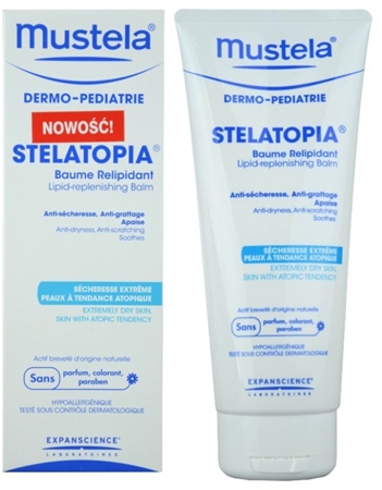 Mustela Dermo-Pédiatrie Stelatopia Lipid - Replenishing Balm For Very Dry Sensitive And Atopic Skin