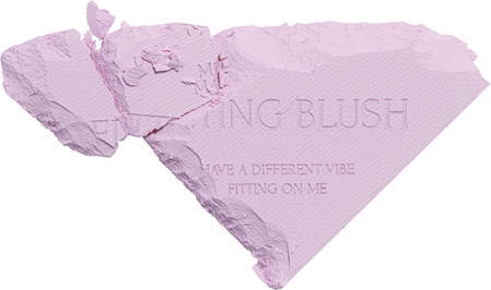 MUZIGAE MANSION Fitting Blush tvářenka s matným efektem
