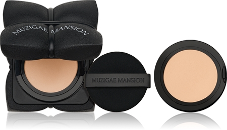 MUZIGAE MANSION Sleek Matt Cushion Long-Lasting Foundation Cushion SPF 50+ + one refill
