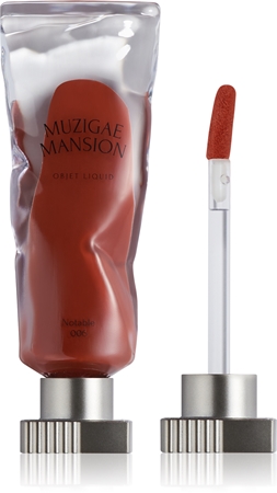MUZIGAE MANSION Objet Liquid Ilgnoturīga šķidrā lūpu krāsa ar matējuma efektu