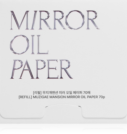 MUZIGAE MANSION Mirror Oil Paper Refill Dzēšlapiņas uzpilde