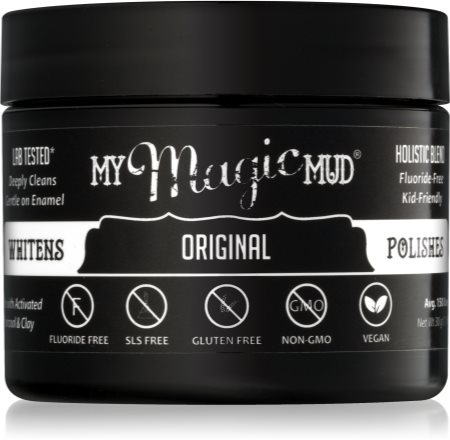 My Magic Mud Activated Charcoal polvo dental blanqueador con carbón activo