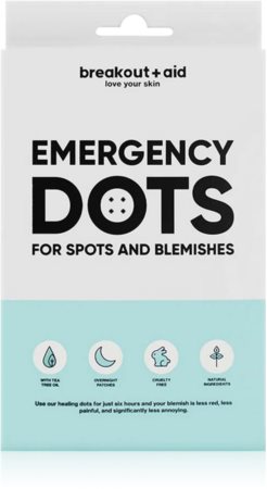 My White Secret Breakout + Aid Emergency Dots lokální péče proti akné na obličej, dekolt a záda s aloe vera