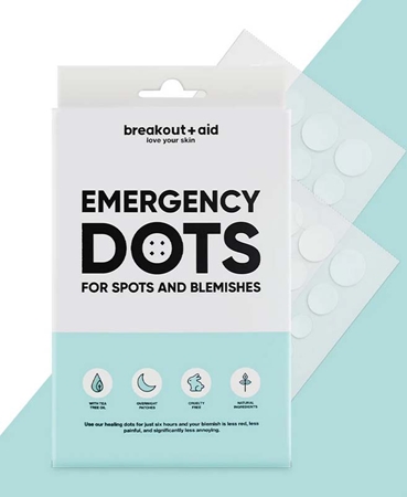 My White Secret Breakout + Aid Emergency Dots lokální péče proti akné na obličej, dekolt a záda s Tea Tree oil