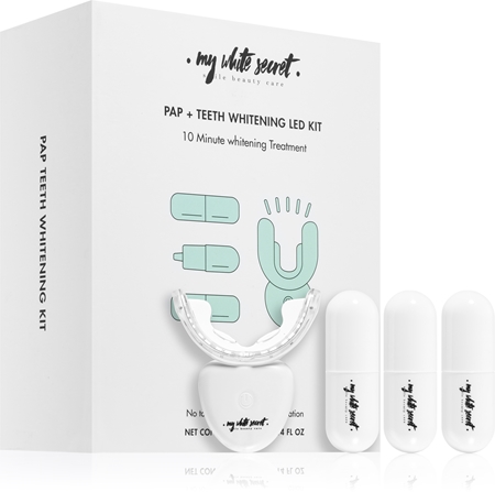 My White Secret PAP+ Teeth Whitening LED Kit Zahnbleaching-Set