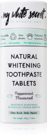 My White Secret Toothpaste Tablets dentifrice blanchissant