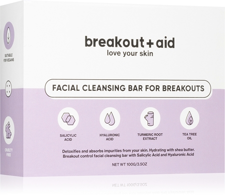 My White Secret Breakout+aid sabonete para pele problemática com ácido salicílico
