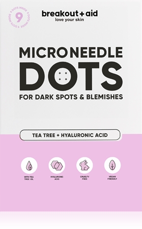 breakout + aid Microneedle Dots tratamento local com micro-agulhas para as manchas escuras após acne
