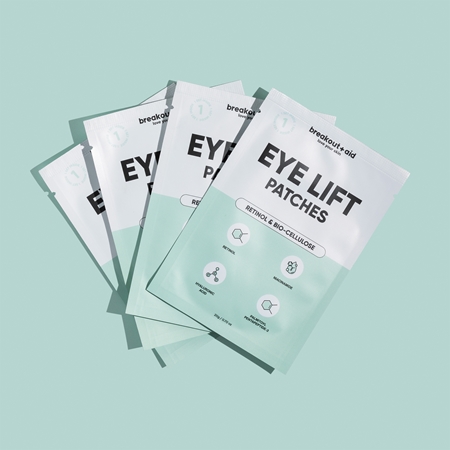 breakout + aid Eye Lift Patches oogpatches tegen rimpels met Ratinol