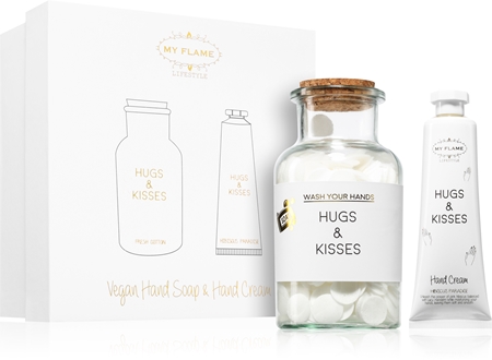 My Flame Hugs & Kisses gift set in a box