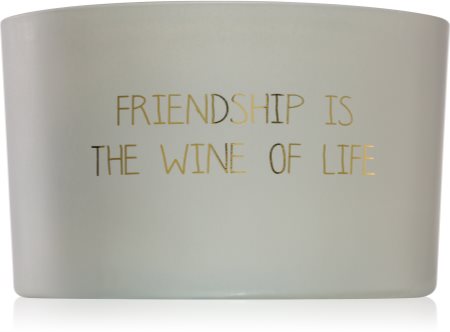 My Flame Fig's Delight Friendship Is The Wine Of Life scented candle