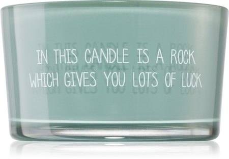 My Flame Candle With Crystal A Rock Which Gives You Lots Of Luck mirisna svijeća
