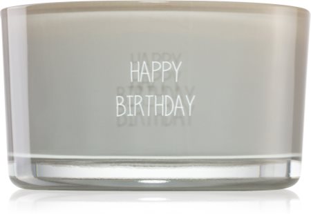 My Flame Message In A Bottle Happy Birthday bougie parfumée