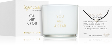 My Flame Candle With Bracelet You Are A Star vonná svíčka