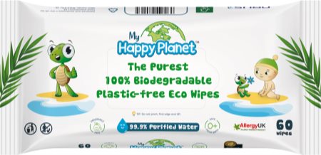 My Happy Planet Wipes salviette detergenti umidificate per bambini