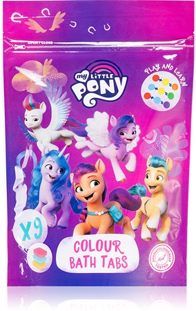 My Little Pony Colour Bath Tabs barevné šumivé tablety do koupele