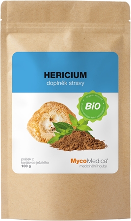 MycoMedica Hericium BIO prášek pro detoxikaci organismu a podporu imunity