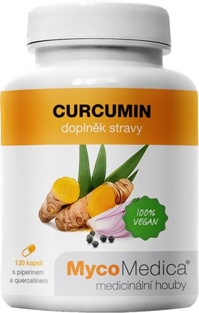 MycoMedica Curcumin kapsle pro podporu trávení