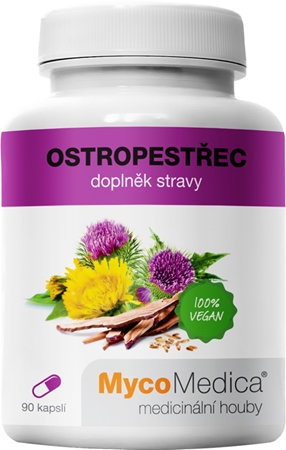 MycoMedica Ostropestřec kapsle pro podporu funkce jater