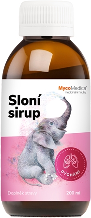 MycoMedica Sloní sirup sirup pro normální funkci dýchacího systému