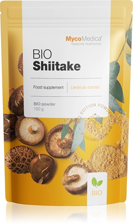 MycoMedica Shiitake BIO proszek do podtrzymania witalności