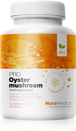 MycoMedica Oyster Mushroom PRO kapsułki dla prawidłowego funkcjonowania organizmu