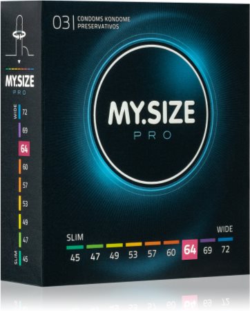 MY.SIZE 64 mm Pro preservativos