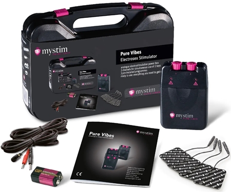 Mystim Pure Vibes Electro stimulation elettrostimolatore con accessori