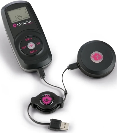 Mystim Cluster Buster elektrostimulátor s příslušenstvím