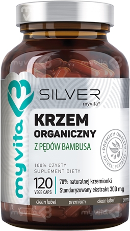 MyVita Silver Krzem Organiczny Z Pędów Bambusa kapsułki dla zdrowia kości i stawów