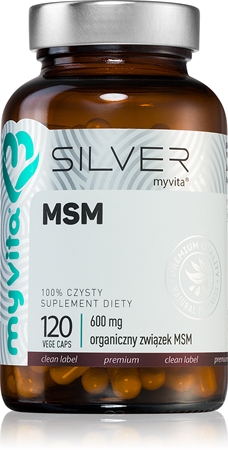 MyVita Silver MSM 100% kapsułki do wspomagania prawidłowej kondycji stawów