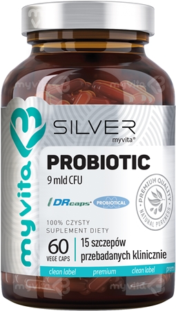 MyVita Silver Probiotyk 9 mld CFU kapsułki na wsparcie trawienia
