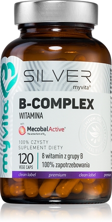 MyVita Silver B-complex witamina kapsułki na wsparcie układu odpornościowego