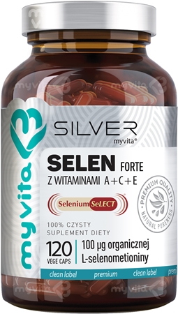 MyVita Silver Selen forte z witaminami A+C+E kapsułki na wsparcie układu odpornościowego