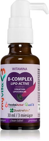MyVita Witamina B Complex Active krople dla wsparcia układu nerwowego