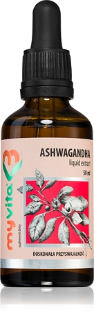 MyVita Ashwagandha Withamia somnifera krople na wsparcie układu odpornościowego