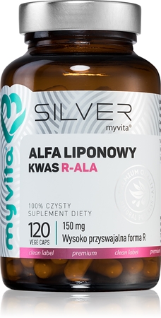 MyVita Silver Kwas Alfaliponowy R-ALA kapsułki o działaniu przeciwutleniającym