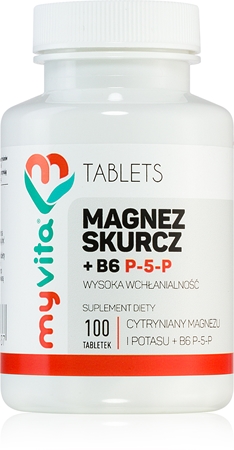 MyVita Magnez skurcz + B6 P-5-P tabletki do mięśni i stawów
