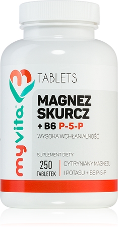 MyVita Magnez skurcz + B6 P-5-P tabletki do mięśni i stawów