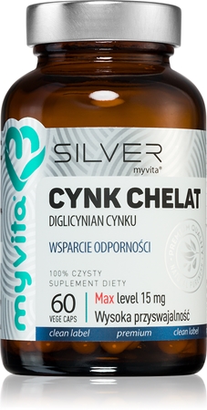 MyVita Silver Cynk Chelat kapsułki na wsparcie układu odpornościowego