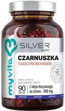 MyVita Silver Olej z Czarnuszki kapsułki miękkie na wsparcie trawienia