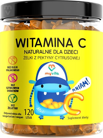MyVita Naturalne Żelki Witamina C miękkie kapsułki do żucia z witaminą C