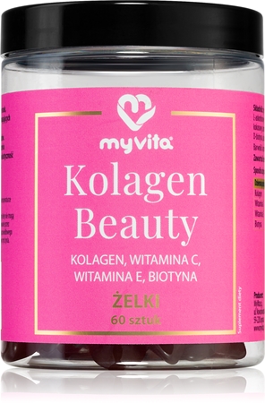 MyVita Naturalne Żelki Kolagen Beauty miękkie kapsułki do żucia z kolagenem