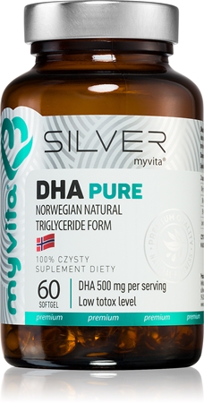 MyVita Silver DHA Pure kapsułki miękkie do prawidłowego funkcjonowania serca i mózgu